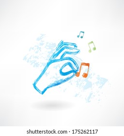 hand music grunge icon