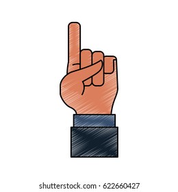 Hand number symbol