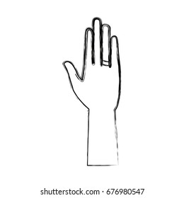 hand open palm with ring icon