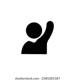 hand over human icon lifting people grey vector for your website and projects answer