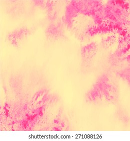 Hand paint watercolor abstract background. Perfect hand paint background for invitations, cards, textile, fabric or for any other kind of design. Vector illustration.