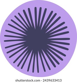 Hand Painted Abstract Circles Vector Illustration