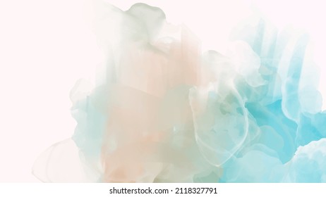 Hand painted abstract color background, vector illustration, design element