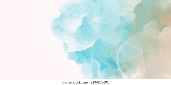 Hand painted abstract color background, vector illustration, design element