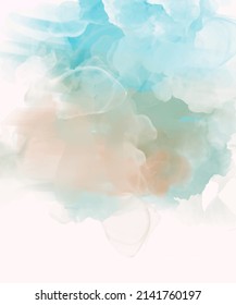 Fondo de color abstracto de la mano, ilustración vectorial, elemento de diseño