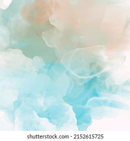 Hand painted abstract color background, vector illustration, design element