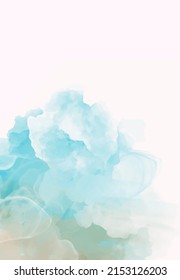 Hand painted abstract color background, vector illustration, design element