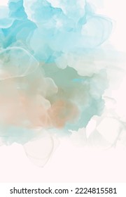 Hand painted abstract color background, vector illustration, design element