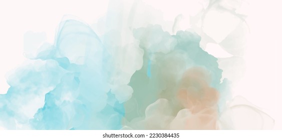 Hand painted abstract color background, vector illustration, design element