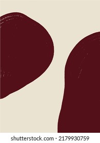 Hand painted abstract texture. Trendy background. Minimalism style. Decor Printable Art, Abstract Art Prints, Modern Wall Art, House Warming Gift. Vector design. 