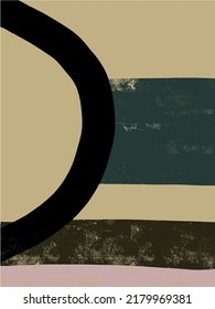 Textura abstracta pintada a mano. Fondo colorido de moda. Estilo minimalista. Decoración De Arte Imprimible, Pinturas De Arte Abstracto, Muros Modernos, Regalo De Calentamiento De Casa. Diseño de vectores. 