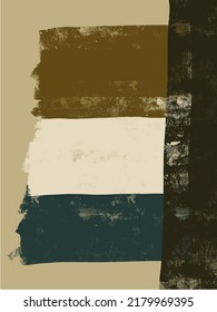 Hand painted abstract texture. Trendy colorful background. Minimalism style. Decor Printable Art, Abstract Art Prints, Modern Wall Art, House Warming Gift. Vector design. 