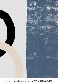 Hand painted abstract texture. Trendy colorful background. Minimalism style. Decor Printable Art, Abstract Art Prints, Modern Wall Art, House Warming Gift. Vector design. 