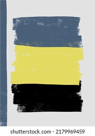 Hand painted abstract texture. Trendy colorful background. Minimalism style. Decor Printable Art, Abstract Art Prints, Modern Wall Art, House Warming Gift. Vector design. 