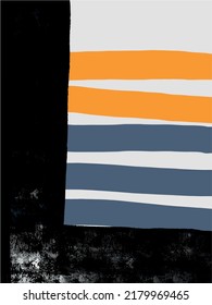 Hand painted abstract texture. Trendy colorful background. Minimalism style. Decor Printable Art, Abstract Art Prints, Modern Wall Art, House Warming Gift. Vector design. 