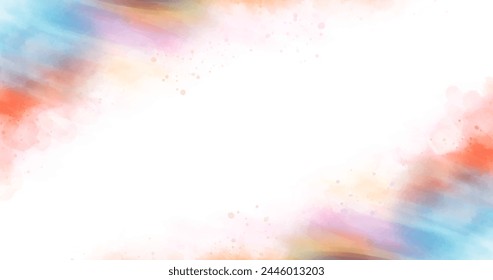 Hand painted abstract wallpaper watercolor vector design in eps 10