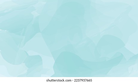 Hand painted abstract watercolor background, sky blue watercolor vector illustration art.