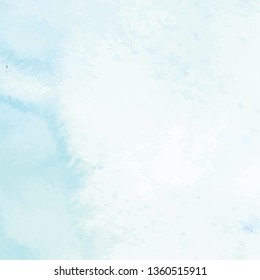 Hand Painted Art Of Watercolor Paint On Watercolor Paper. Abstract Background, Vector Illustration