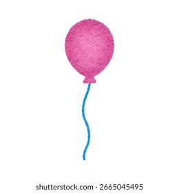 Hand Painted Balloon Perfect for Simple Designs