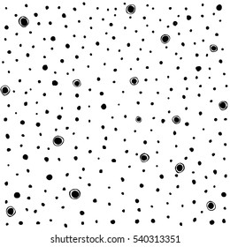 hand painted black circles