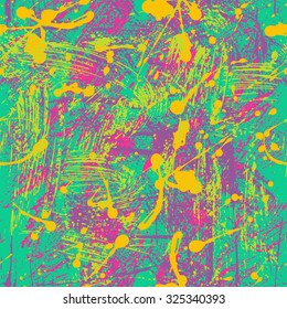 Hand painted bright seamless texture . For vintage layout design, holiday background invitation or web template