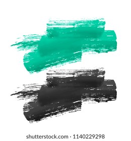 hand painted brush stroke design