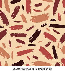 Hand painted brush stroke seamless pattern abstract ornament wallpaper fabric textile background repeat surface wallpaper artistic paint artist backdrop