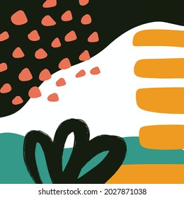 hand painted brush strokes abstract art for creative background