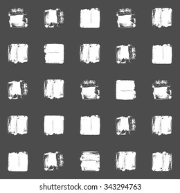 Hand painted brush strokes and dabs, seamless pattern, grunge texture.
