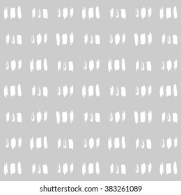 Hand painted brush strokes and dabs, seamless pattern, grunge texture.