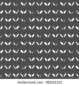 Hand painted brush strokes and dabs, seamless pattern, grunge texture.
