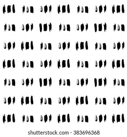 Hand painted brush strokes and dabs, seamless pattern, grunge texture.