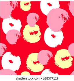 Hand painted brush strokes . Seamless abstract repeating background.