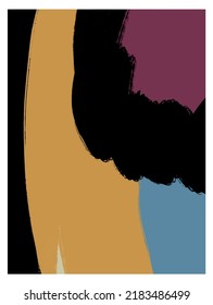 Handgemalt zeitgenössische abstrakte Textur. Trendster Hintergrund. Kreative, farbenfrohe Kunstwerke. Dekor Druckkunst, abstrakte Kunstdrucke, moderne Wandkunst, Hauswärme Geschenk. Einfach und minimalistisch. 
