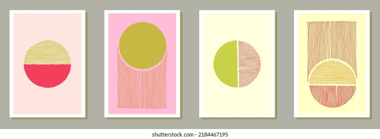 Hand painted creative canvas vector set. Watercolor smudges shapes. Scandinavian style prints. Cool artistic cover layouts. Brush stroke elements.