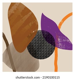 Hand painted creative texture. Abstract background. trendy design for poster. 