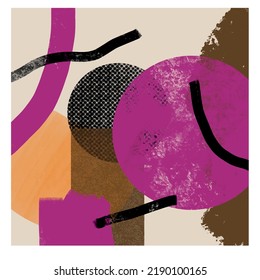 Hand painted creative texture. Abstract background. trendy design for poster. 