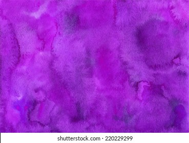 Hand Painted Dark Purple Watercolor Backgrounds.