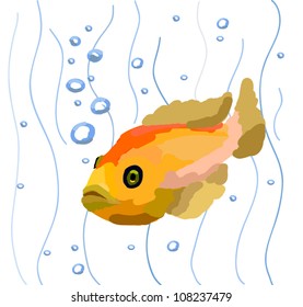 Hand painted fish