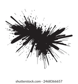 Hand painted grunge texture brush set 