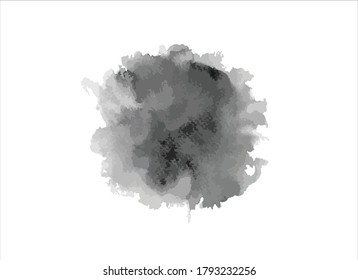 fondo negro de tinta pintado a mano