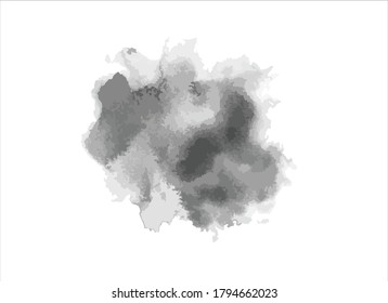 hand painted ink black background