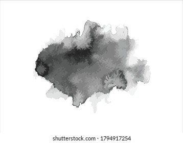 hand painted ink black background