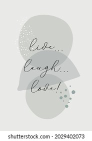 Hand painted inspirational quote background design