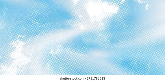 Mão pintado fundo azul claro com aquarela, aquarela abstrata raspado fundo grungy, Moderno e design de textura de papel com céu azul pincelada nuvem.