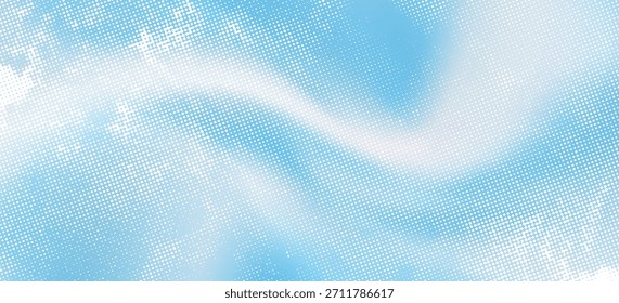 Mão pintado fundo azul claro com aquarela, aquarela abstrata raspado fundo grungy, Moderno e design de textura de papel com céu azul pincelada nuvem.