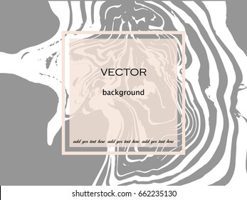 Hand painted marble background. Ink texture with place for text