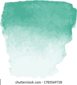 handgemalte Minzfarbe Aquarell, strukturierter Hintergrund