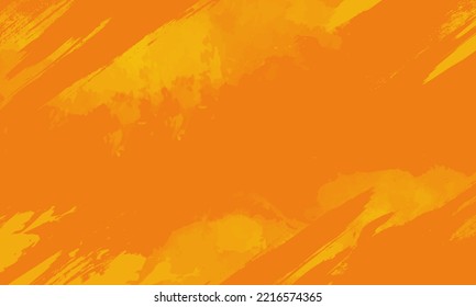 handgemalte orangefarbene Aquarellhintergrund mit Grunge