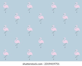 
handgemalt rosafarbener Flamingo-Musterhintergrund